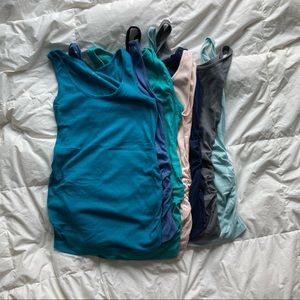 7 maternity ribbed tanks